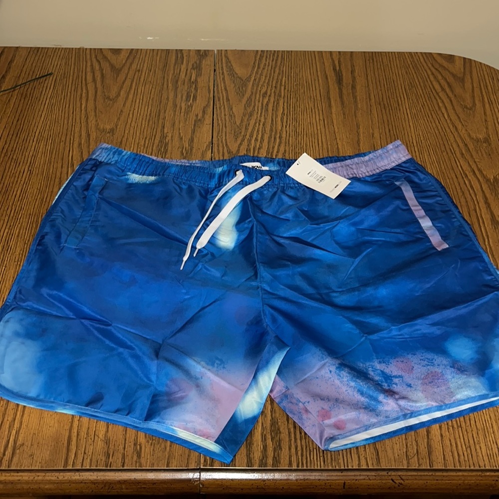 Space dust short swim trunks